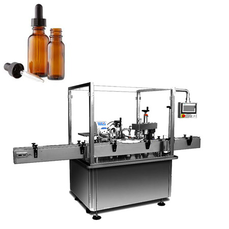 उच्च सटीक पूर्ण स्वचालित जैतुन तेल भरिने क्यापिंग मशीन / भियल भरिने मेसिन